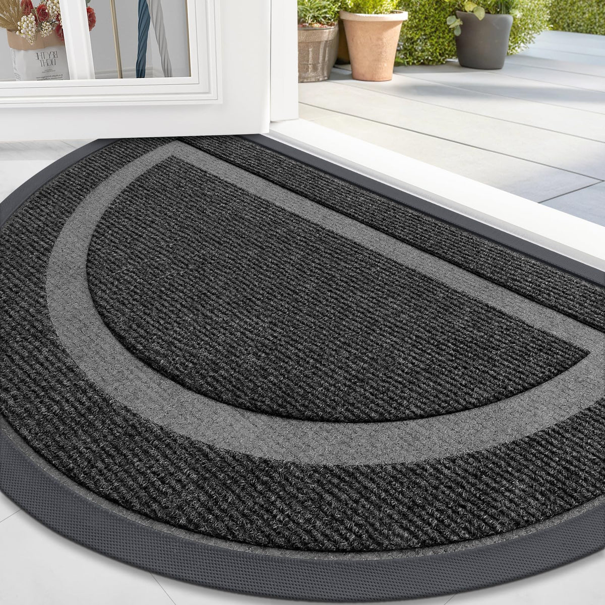 Half Circle Front Door Mat Outside 59x34 All