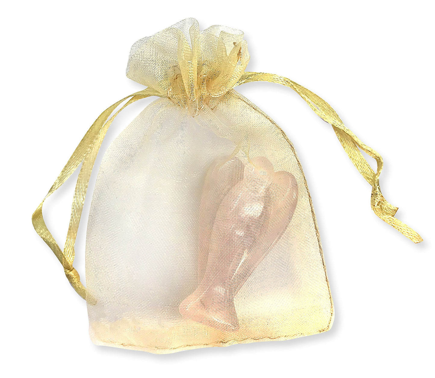 Earth Therapy Pocket Guardian Angel with Serenity Prayer Card - Pink Healing Stone Figurine - Rose Quartz