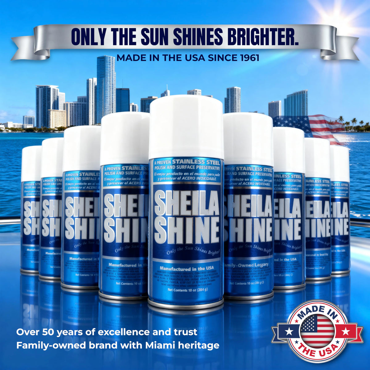 12 x 10oz Stainless Steel Cleaner and Polish With Cloth (120 Ounce)