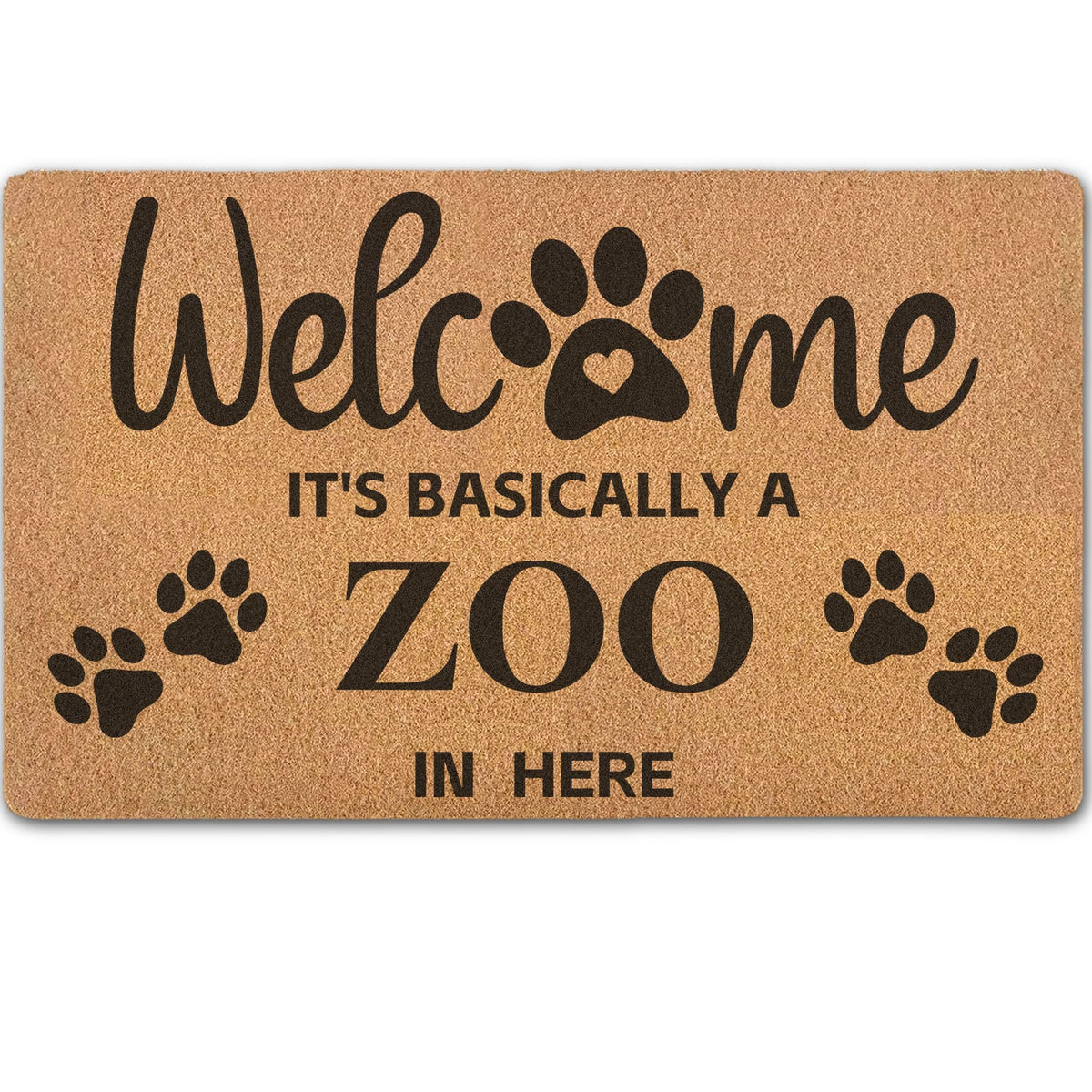 Funny Spoiled Dog Door Mats, Dog Mat for Home Outside Entryway