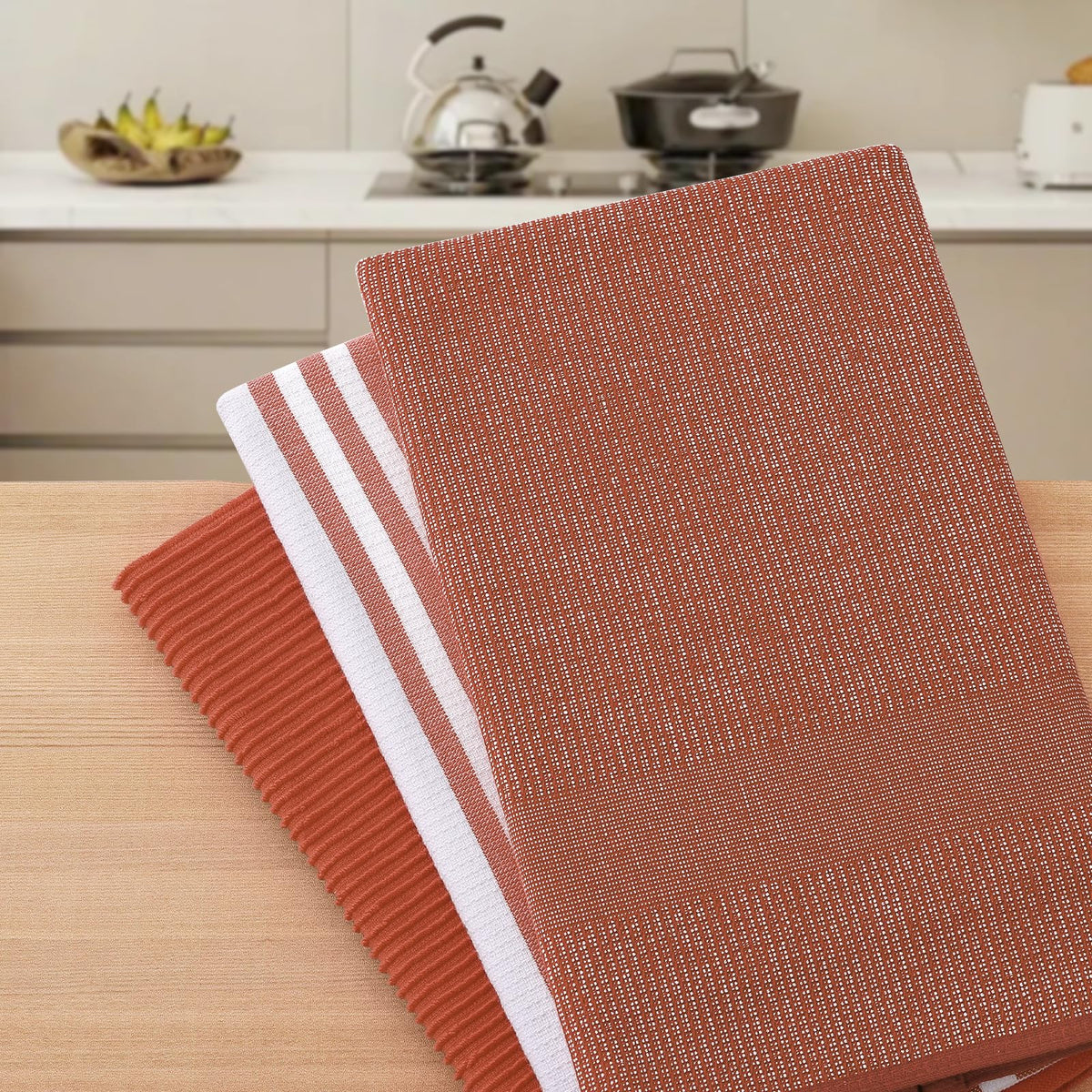 Cotton 380 GSM Premium Kitchen Towels (9 Count)