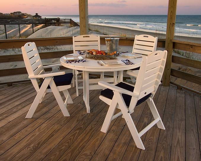POLYWOOD® Nautical Dining Set, Mahogany