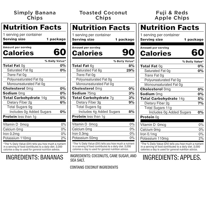 Bare Baked Crunchy, Fruit Variety Pack, 0.53 Ounce (Pack of 16)
