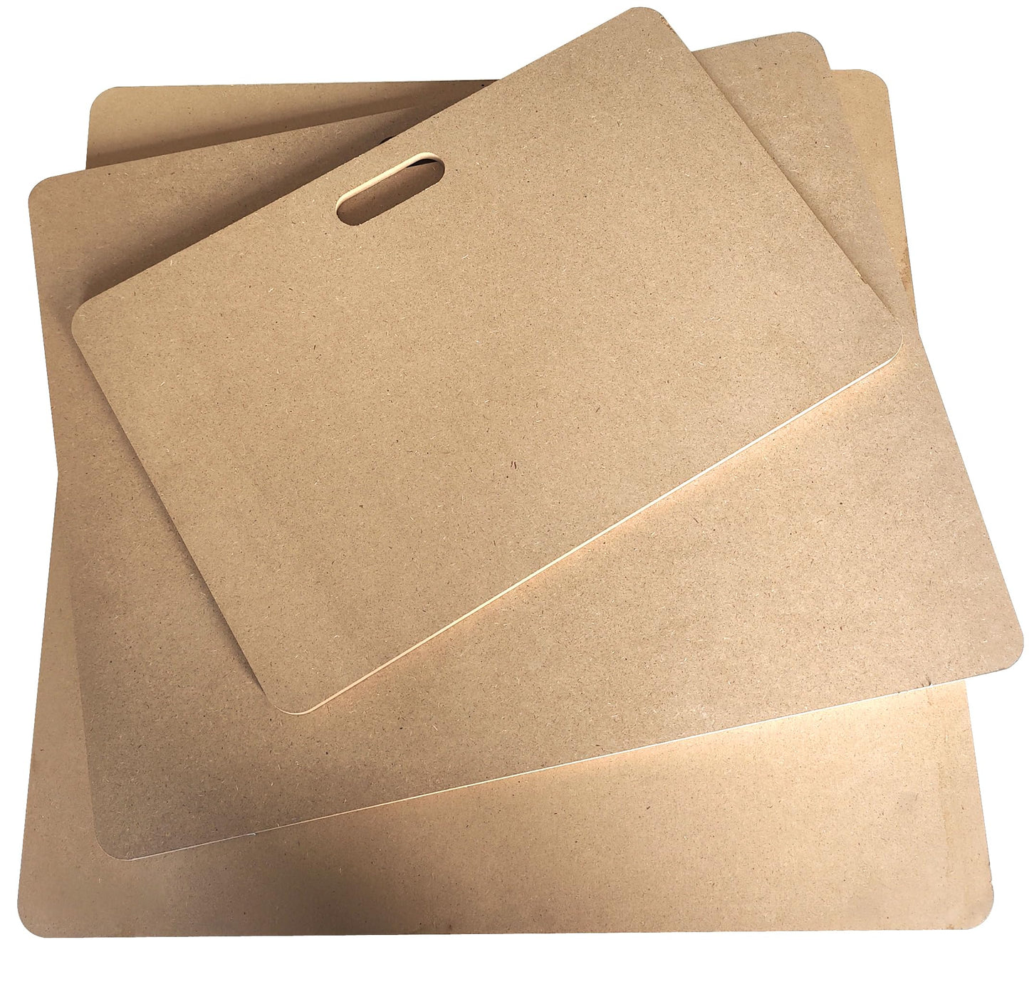 Clay Wedging Board with Built in Handle Portable Wooden Mat Clay Board for Clay Crafts Arts Making (22 x 22 Inch, 1 PCS)