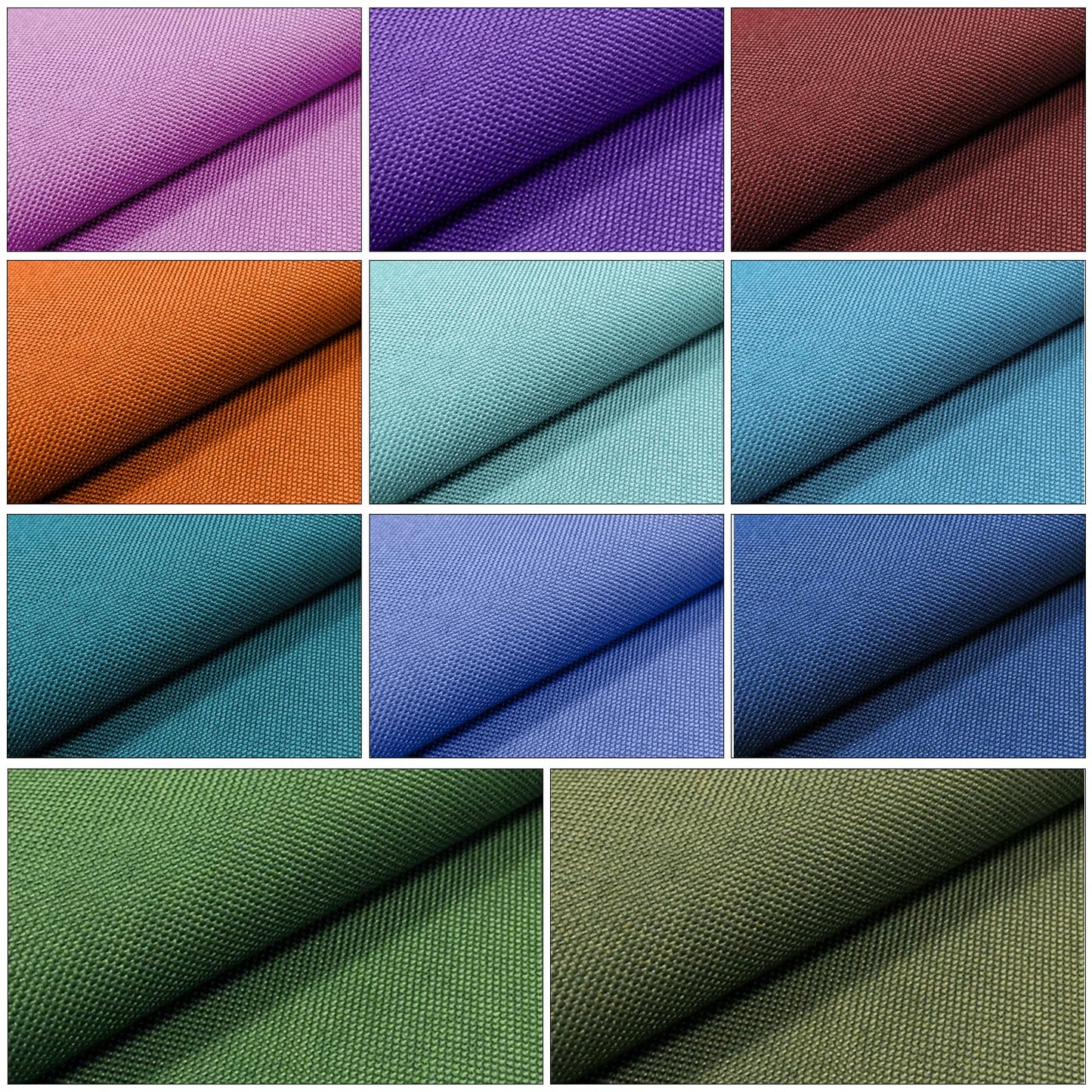 BECHAEO Waterproof Canvas Upholstery Fabric by The Yard 58" Wide 600 Denier Water Resistant Oxford Polyester Material Outdoor Fabric for DIY Sewing Chair Cushion Awning Bag, 5 Yards Cyan Blue