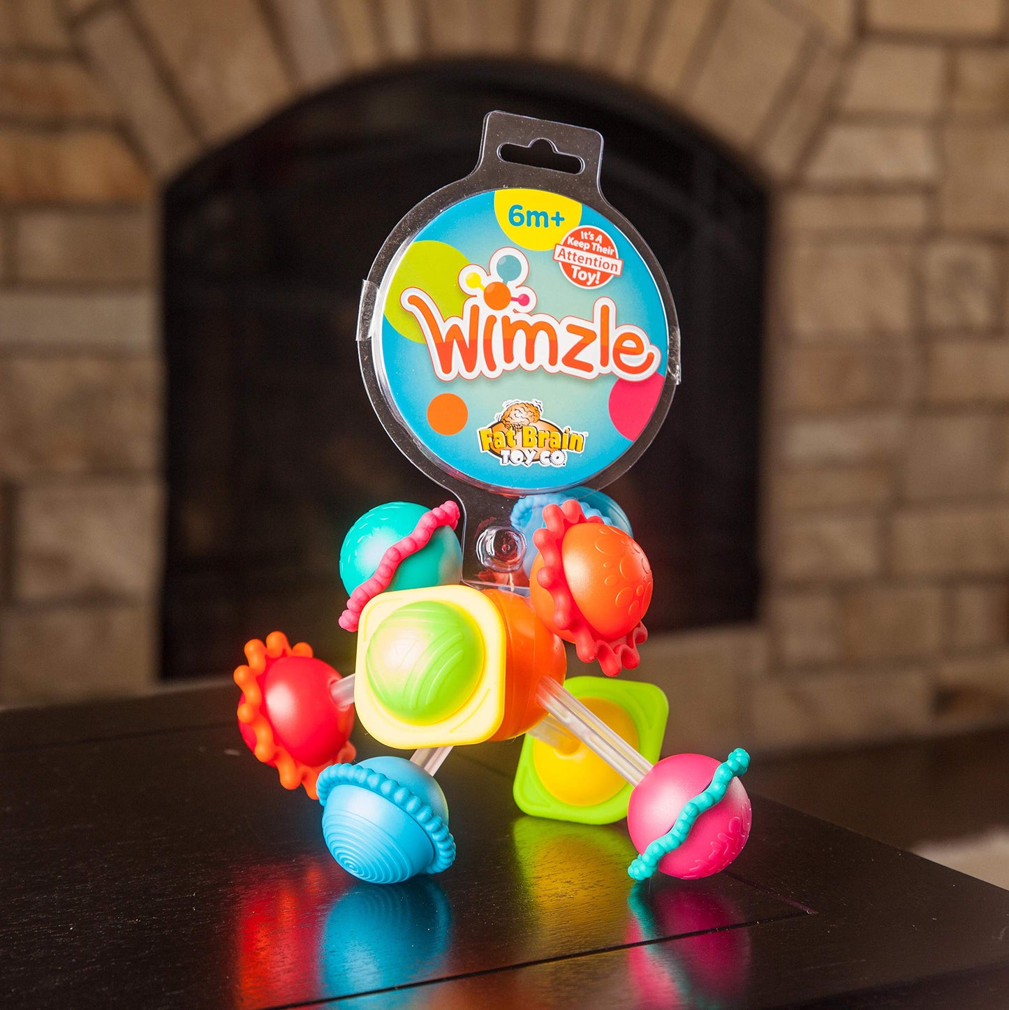 Fat Brain Toys Wimzle, Sensory, Fidget Toys for Toddlers, Babies 6 Months+