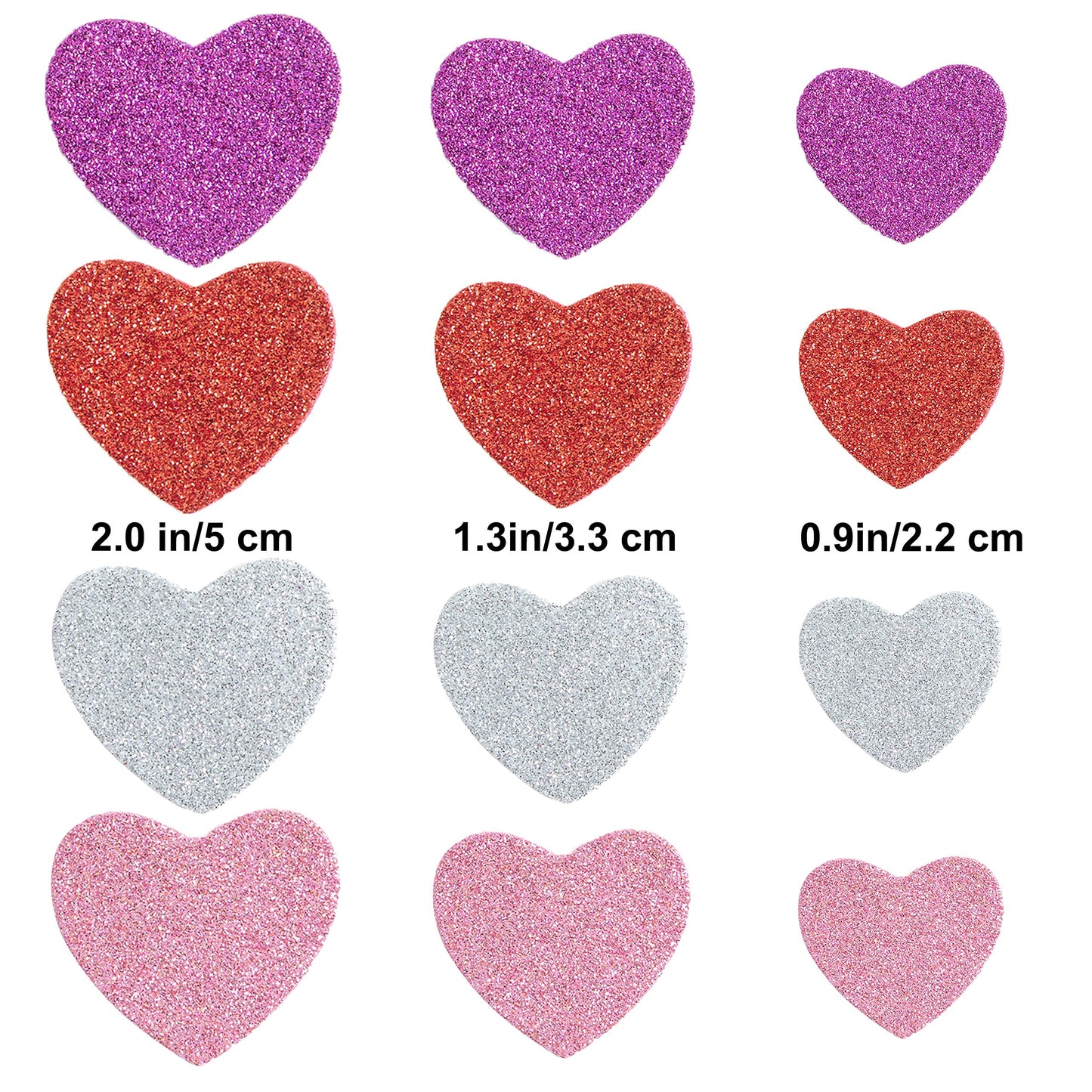 JOYIN 126+ Pcs Valentines Day Craft Gift Set with 100 Heart Doilies, 24 Pcs Foam Doilies and 2 Bags Foam Heart Stickers for Kids, Tableware Decoration, Home Activitie, Kitchen Disposable Table Craft