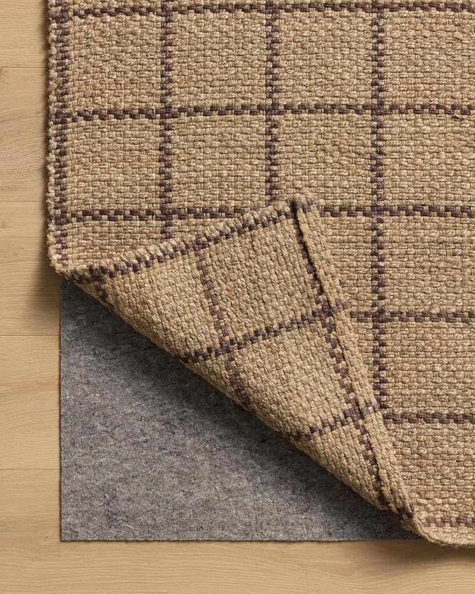 Loloi Chris Loves Julia Fletcher Collection FLE-01 Natural/Brown 3'-6" x 5'-6", .37" Pile Height, Accent Rug