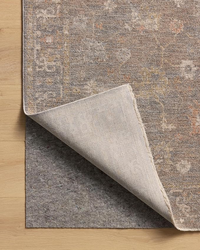 Loloi Chris Loves Julia Louisa Collection LOI-01 Stone/Multi 2'-7" x 12'-0", .38" Pile Height, Runner Rug
