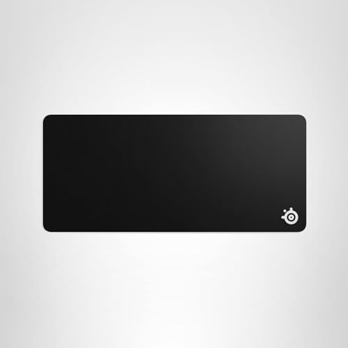 SteelSeries QcK Gaming Mouse Pad - XXL Cloth - Peak Tracking and Stability - Esports Mousepad - Never-Slip - Full Desk Coverage
