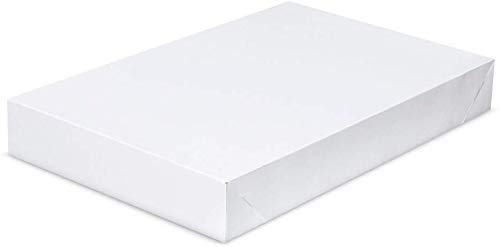 ALEF Set of 10 White Gift Wrap Boxes with Lids – 3 Sizes (17", 14", 10") – Sturdy, Reusable, and Versatile for Holidays, Weddings, Birthdays, and More