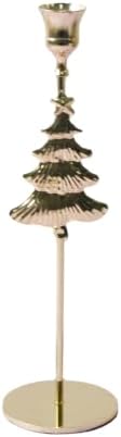 Stand Christmas Tree Metal Decor Piece, Gold M