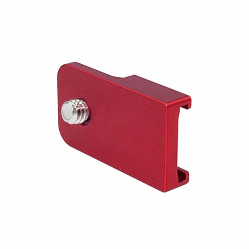 Red Universal Camera Cold Shoe Plate DSLR Camera Accessories Photography External Microphone Flash Cold Shoe Mount Adapter