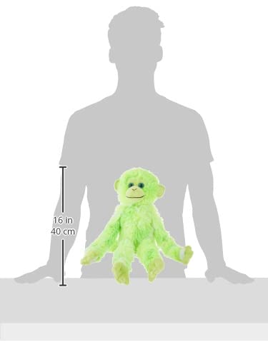 Wild Republic, Hanging Monkey Plush, Stuffed Animal, Plush Toy, Gifts for Kids, Vibe Green, 22"