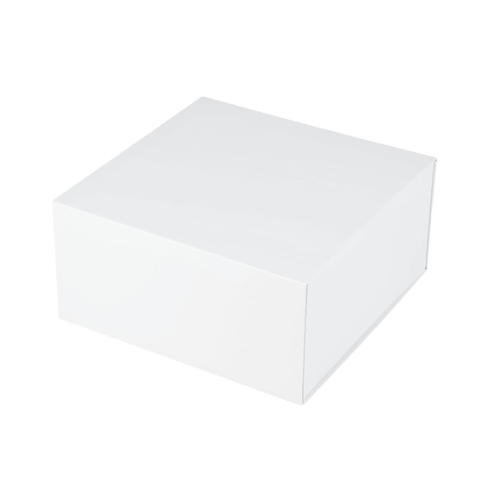 PLINJOY Magnetic Gift Box 15 Pack White Small Gift Box with Lids Closure in Bulk, Luxury Cardboard Gift Boxes for Presents,Bridesmaid Proposal,Packaging for Small Business,Parties,Bulk 6x6x3