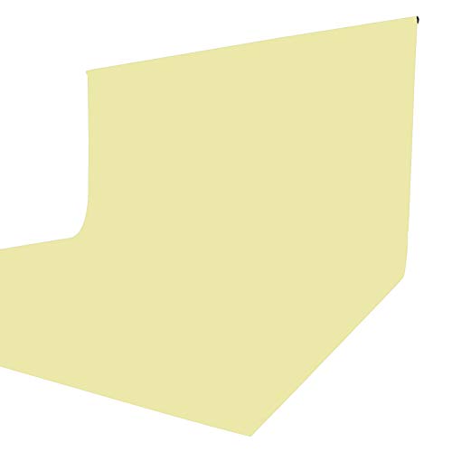ISSUNTEX 5X7 ft/1.5X2.1 Meters Beige Background Photo Backdrop, Photo Studio, Collapsible High Density Screen for Video Photography and Television - color: Beige, size: 5X7 ft