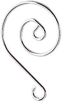 Premium Metal Christmas Tree Ornament Hooks - Pack of 100