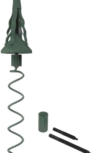 harayaa Xmas Holder Universal Twist on Adjustable Stabilizer Iron Support Rod Ornament Stand Suitable for Home Decor, Green