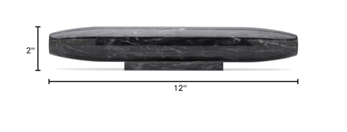 Fox Run 48759 Black Marble French Rolling Pin, 2 x 12 x 2 inches
