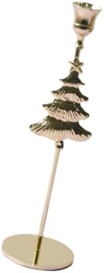 Stand Christmas Tree Metal Decor Piece, Gold M