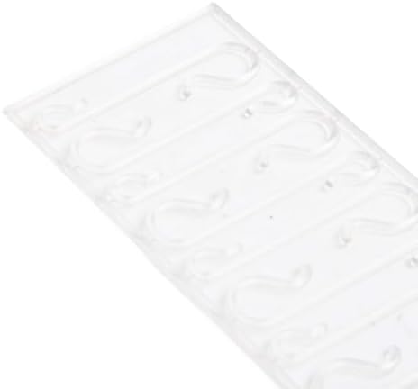 50 PCS Transparent S-Shaped Hooks For Christmas Ornaments