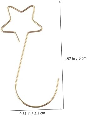 Unomor 100pcs Ornament Hangers for Christmas Bauble Hooks for Tree Decoration for Garlands Wreaths and Holiday Displays