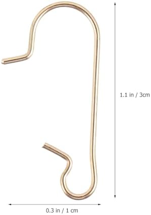 PRETYZOOM 100Pcs Miniature Iron S Hooks for Christmas Tree Decorations Colorful Hanging Hooks for Ornaments Wall Hangers for Kitchen for Holiday DIY Decor