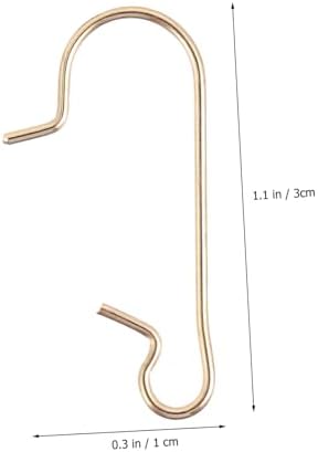 VANZACK 100Pcs Christmas S Hooks Metal Hanging Hooks for Ornaments Wall Decor Kitchen Holiday Decorative Pendants Hangers for Trees and DIY Indoor Use