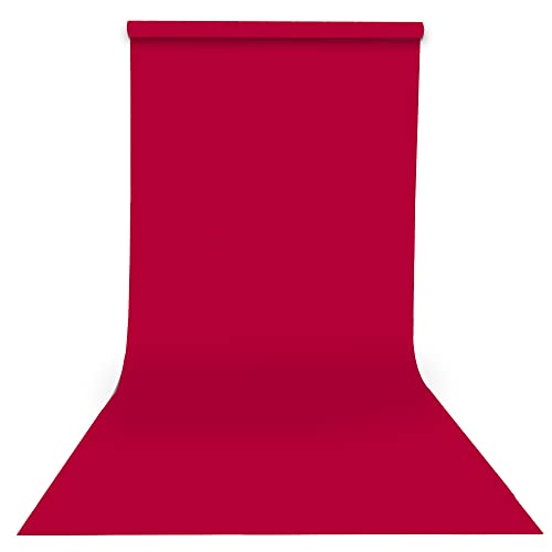 Seamless Photogrphy Background Paper, Paper Backdrop Roll for Photoshoot, 53" x16', Scarlet - color: Scarlet, size: 53"x16'