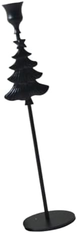 Stand Christmas Tree Metal Decor Piece, Black L