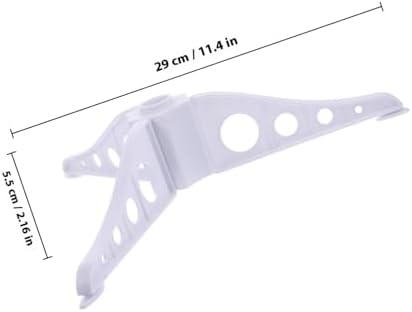 Christmas Tree Stand Plastic Base for Artificial Trees White Stable Support for Pole Decorations and Holiday Displays