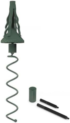harayaa Xmas Holder Universal Twist on Adjustable Stabilizer Iron Support Rod Ornament Stand Suitable for Home Decor, Green