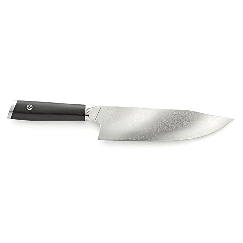 Mercer Culinary M13795 Premium Grade Super Steel, 8-Inch The Hunter Chef's Knife, G10 Handle - style: The Hunter Chef's Knife G10 Handle 8 Inch