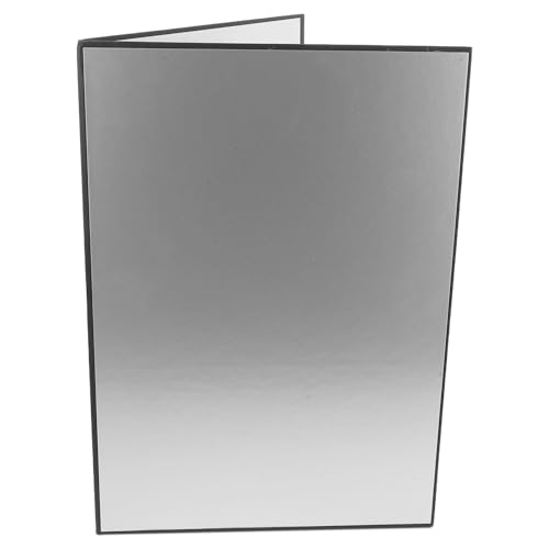 HOMSFOU A3 Silver Photography Reflector Board, Small Tabletop Photo Reflector Cardstock for Studio Lighting and Still Life Shoot, Camera Lighting Accessory for Natural Light Bounce
