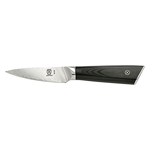 Mercer Culinary M13791 Premium Grade Super Steel, 3.5-Inch Paring Knife, G10 Handle - style: Paring Knife, G10 Handle 3.5 Inch