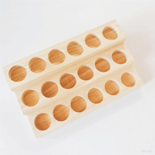3 Tier Wooden Essential Oil Organizer Essential Oils Racks Display Stand Tabletop Storage Rack for 5-20ml Bottles Organizers and Storage Shelf Box Display for Essential Oils - style: 3 Layers
