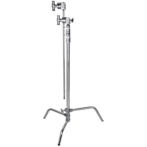 Kupo 40" C-Stand Sliding Leg Kit with Quick-Release System Professional Grip Stand Including 2.5" Grip Head and 40" Grip Arm for Photography, Lighting, and Rigging Applications, Silver (KS707612) - color: Silver, size: 40in Sliding Leg Kit with Quick Rele