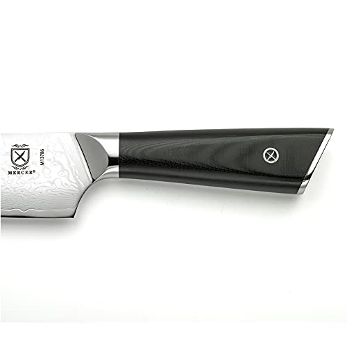 Mercer Culinary M13786 Premium Grade Super Steel, 7-Inch Santoku Knife, G10 Handle - style: Santoku Knife G10 Handle 7 Inch
