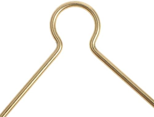 200pcs Christmas Ball Cap Hook, V Type Metal Wire Hook, Golden