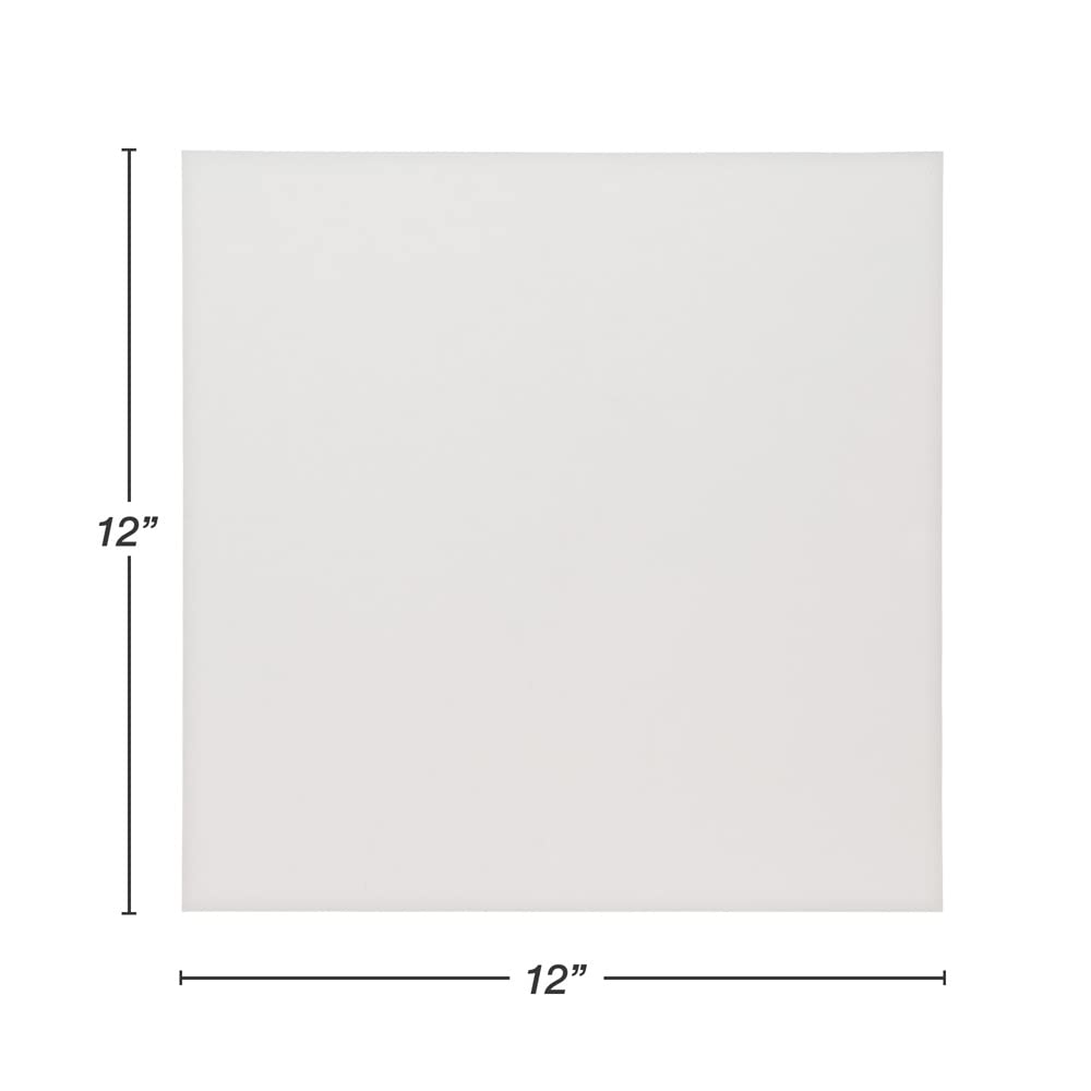 Samsill 50 Pack 12x12 .007 Clear Craft Plastic Sheets Compatible with Cricut, Stencils, Cards, Journals, Crafts, 3D Embellishments, Acetate Sheets for Crafts, Plastic Sheet .007"