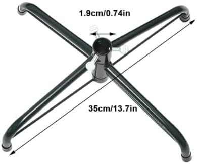 2pcs Green Metal Quadripod Christmas Tree Stand Holder for Home Use