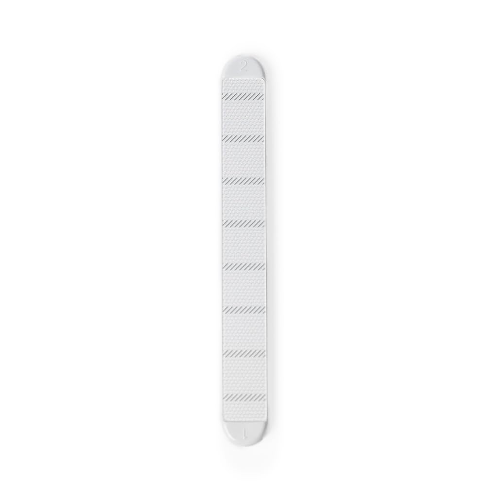 YN Young Nails Glass Finger File Exfoliator - Nail File for Smooth, Photo-Ready Hands, Hygienic Etched Glass Design for Delicate, Dry Skin