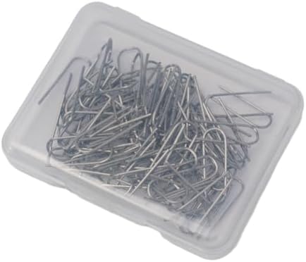 FABULETTA High Temperature Nichrome Wire U-Shaped Hooks 21 Gauge Ceramic Kiln Hanger for Jewelry Pendants Ornaments Glass Art 50PCS(100pcs)