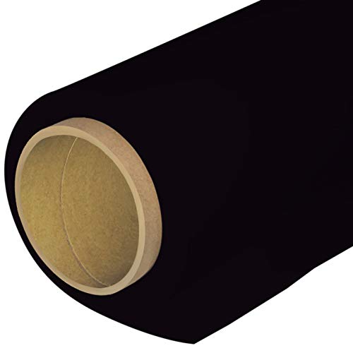 Huamei Seamless Photography Background Paper, Photo Backdrop Paper #45 Super Black (8.9x36 Feet, Super Black) - color: Super Black, size: 107''x36'