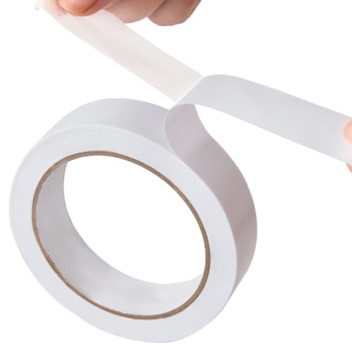 1" 2 Rolls Double Sided Adhesive Sticky Tape for Arts, DIY, Card Making, Crafts, Photography, Scrapbooking, Gift Wrapping, Office School Stationery Supplies, Home Supplies (Width: 25mm) - size: 1 in