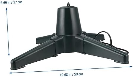SOLUSTRE 1pc Electric Rotatable Christmas Tree Stand Us Easy to Install Tree Bracket for Smooth for Holiday Decor Base for Artificial