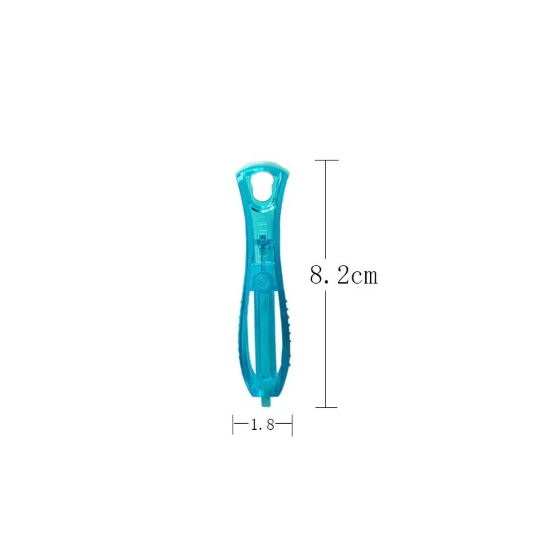 Pasyru Building Blocks Tool Kit, Building Blocks Separator Tools Set, Brick Separator, Multi-Use Hammer, Measuring Ruler, Auxiliary Pliers, Compatible with Major Brands(4Pcs) (Blue)