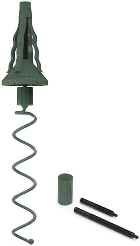 Twist-on Christmas Tree Topper Holder, Universal Fit Most Base Types, Green