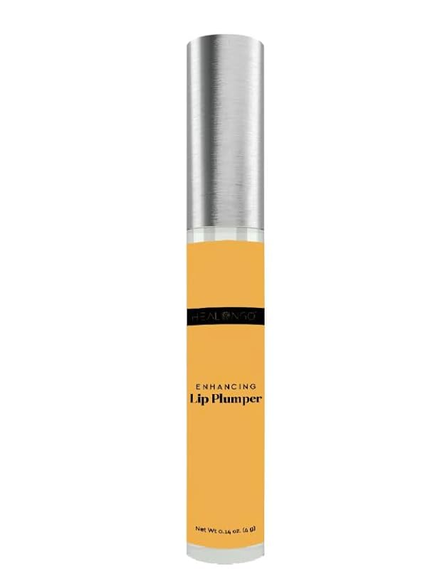 HEALNGO Enhancing Lip Plumper – Hydrating & Volumizing Lip Balm with Pink Purslane Extract & Botanical Mushrooms – Non-Sticky | Vegan | Gluten-Free | Paraben-Free