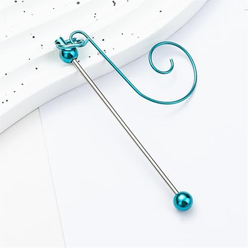 5pcs Metal Beadable Hanging Hooks for Christmas Tree Adornment Festival Ornament Hangers Holiday Decoration Kits Christmas Tree Decoration